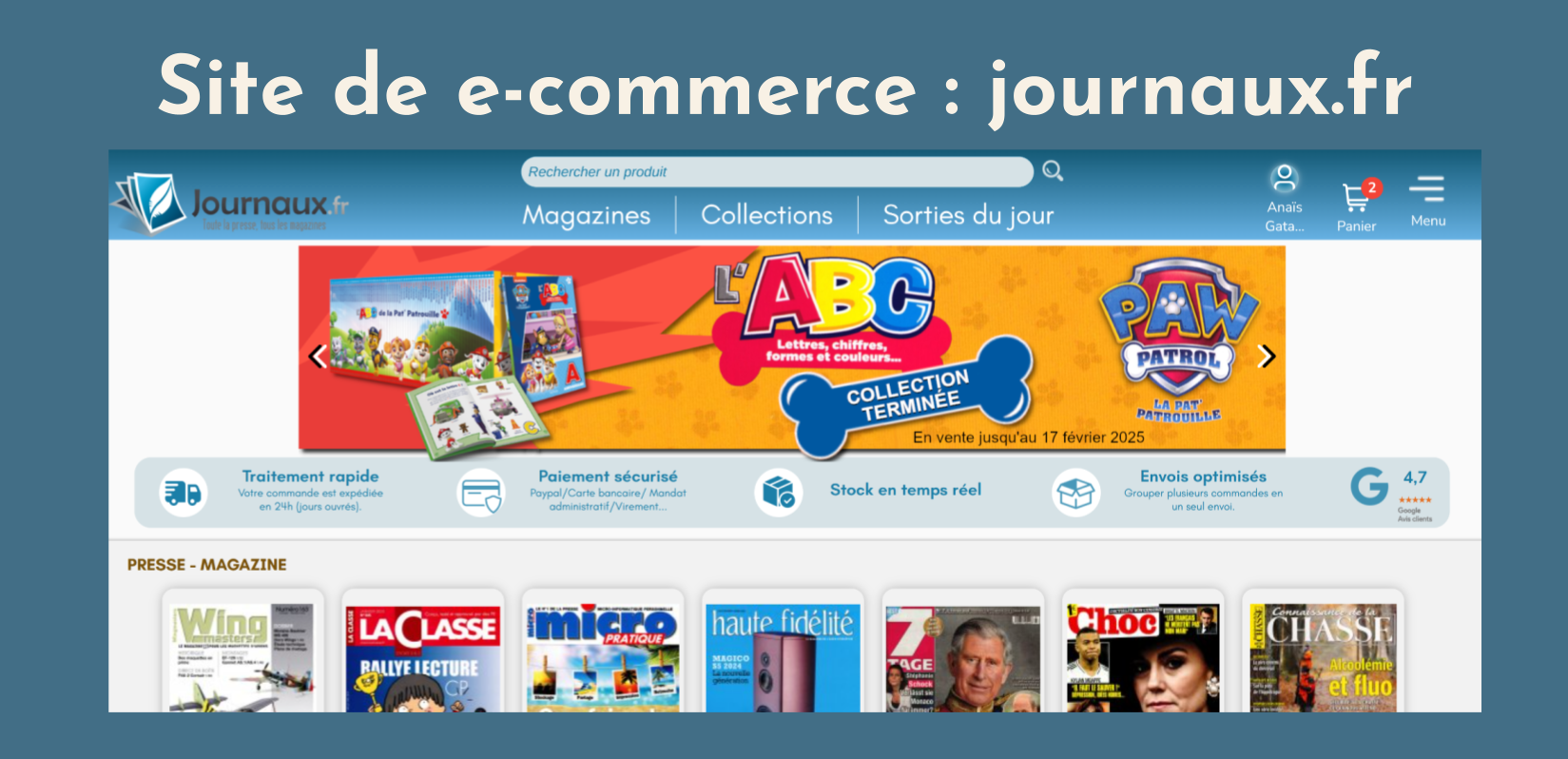 illustration site e-commerce